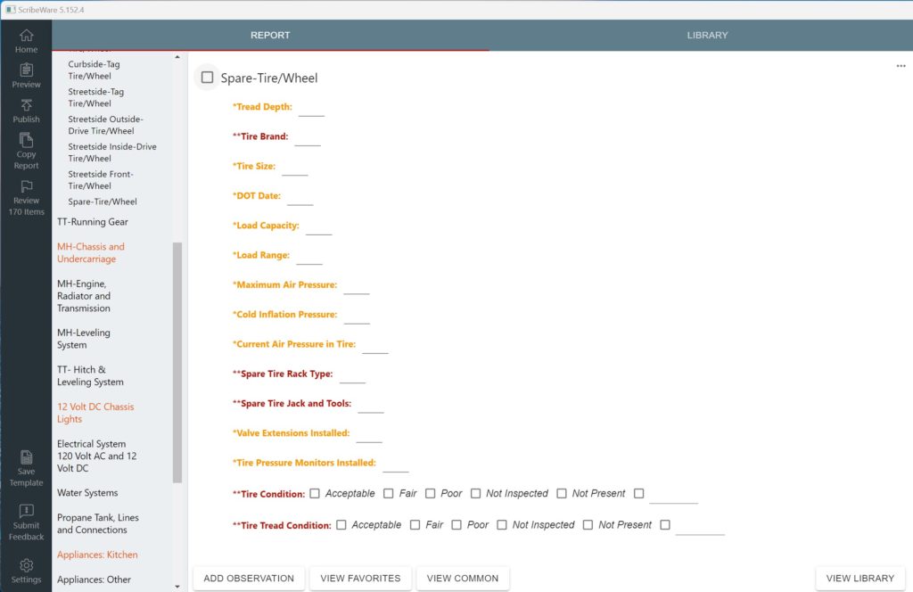 RV Scribeware Standards of Practice (SoP) requirements and recommendations